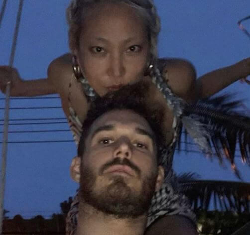 David Alexander Flinn with his girlfriend, Soo Joo Park.